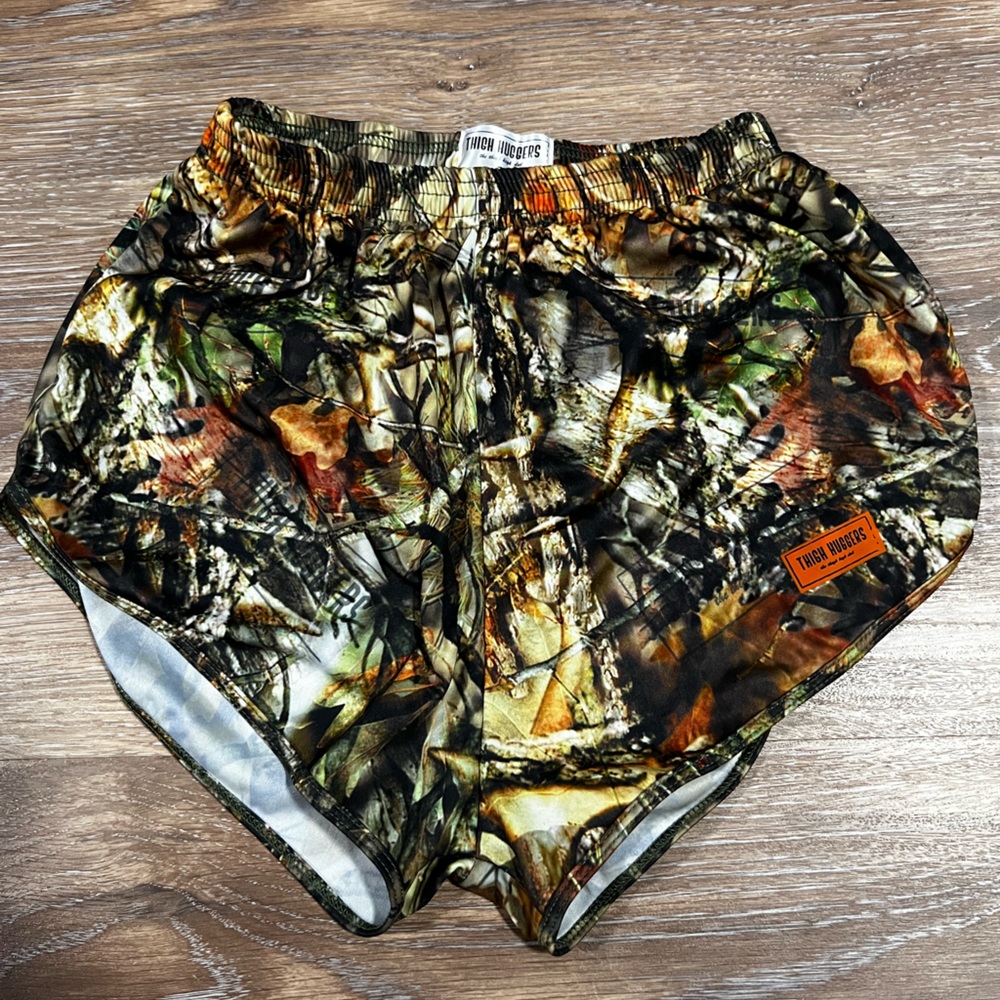 Camo Thigh Hugger Gym Shorts